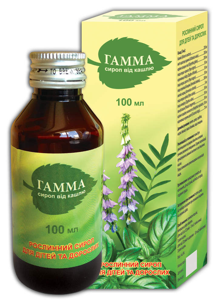 GAMMA cough syrup (100 % natural)
